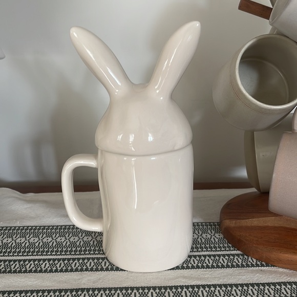 RAE DUNN Hunny Bunny-topper Mug 🐰 - Picture 2 of 3